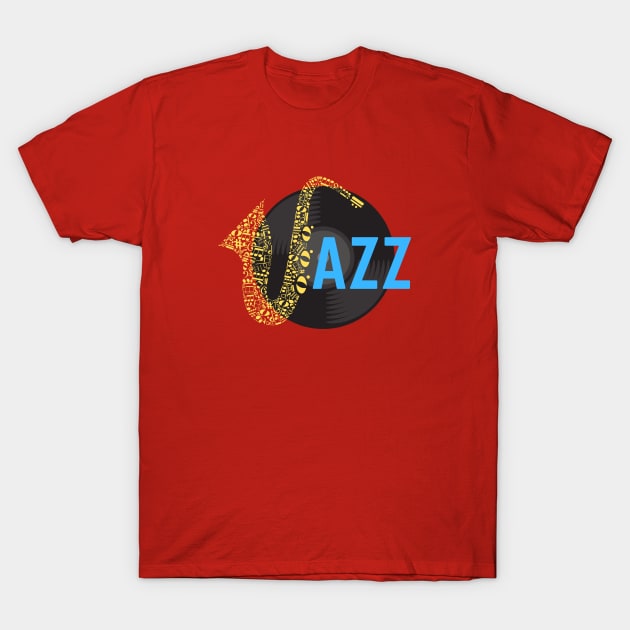 JAZZ JAZZ JAZZ T-Shirt by NomesInk